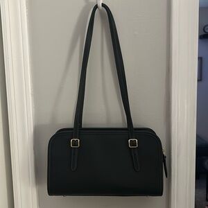 Black Coach Swing Zip Bag